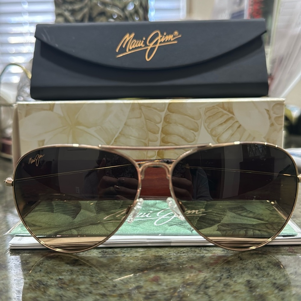 Maui Mavericks Titanium brand new sunglasses